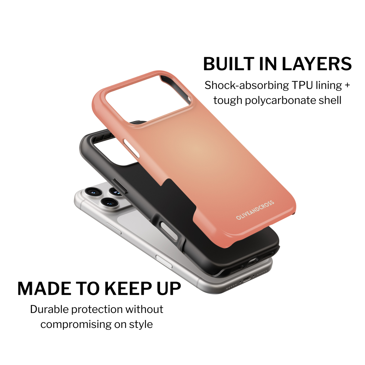 iPhone 18 Pro Max Case – Sunset Coral
