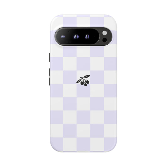Google Pixel 9 Pro XL Case – Lavender Check