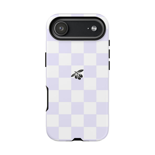 iPhone 17 Air Case – Lavender Check