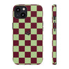 iPhone 13 Case – Crimson Check