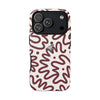 iPhone 17 Pro Case – Crimson Flow
