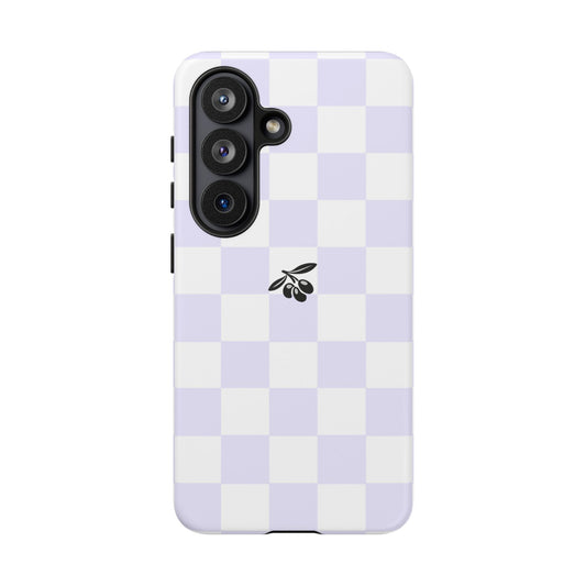 Samsung Galaxy S26 Case – Lavender Check