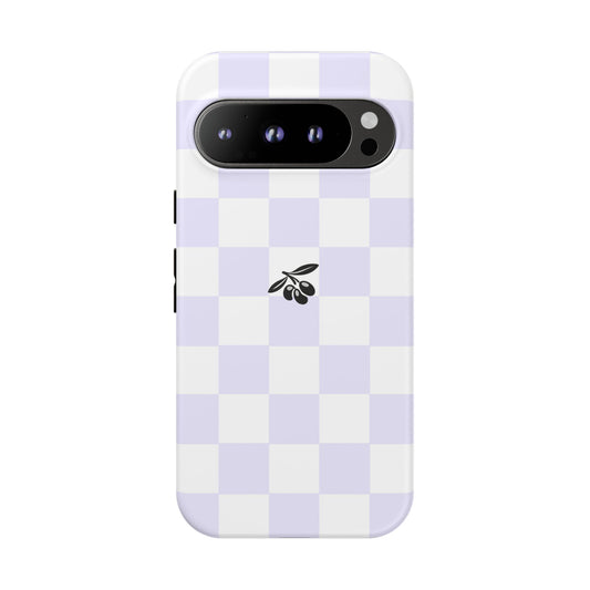 Google Pixel 9 Pro Case – Lavender Check