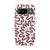 Google Pixel 9 Case – Crimson Flow