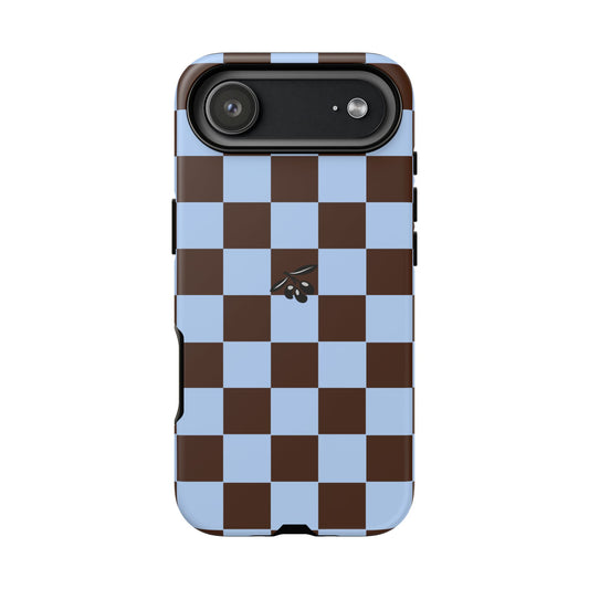 iPhone 17 Air Case – Chocolate Check