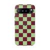 Google Pixel 9 Pro XL Case – Crimson Check