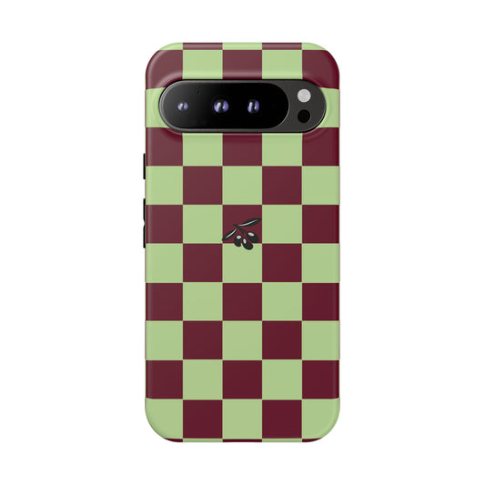 Google Pixel 9 Pro XL Case – Crimson Check