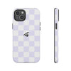 iPhone 15 Plus Case – Lavender Check