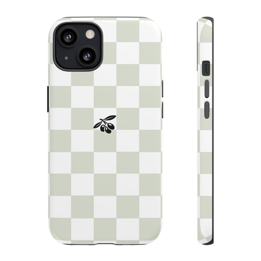 iPhone 13 Case – Sage Check