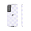 Samsung Galaxy S21 FE Case – Lavender Check