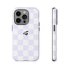 iPhone 14 Pro Case – Lavender Check
