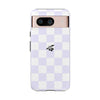 Google Pixel 8 Case – Lavender Check
