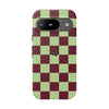 Google Pixel 9 Case – Crimson Check