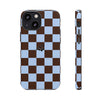 iPhone 13 Mini Case – Chocolate Check