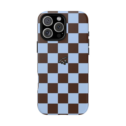 iPhone 16 Pro Max Case – Chocolate Check