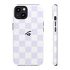 iPhone 13 Case – Lavender Check