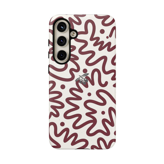 Samsung Galaxy S24 Plus Case – Crimson Flow