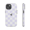 iPhone 15 Case – Lavender Check