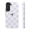 Samsung Galaxy S22 Case – Lavender Check