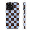 iPhone 13 Pro Case – Chocolate Check