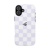 iPhone 16 Plus Case – Lavender Check