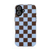 iPhone 16 Plus Case – Chocolate Check
