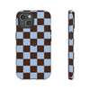 iPhone 15 Case – Chocolate Check