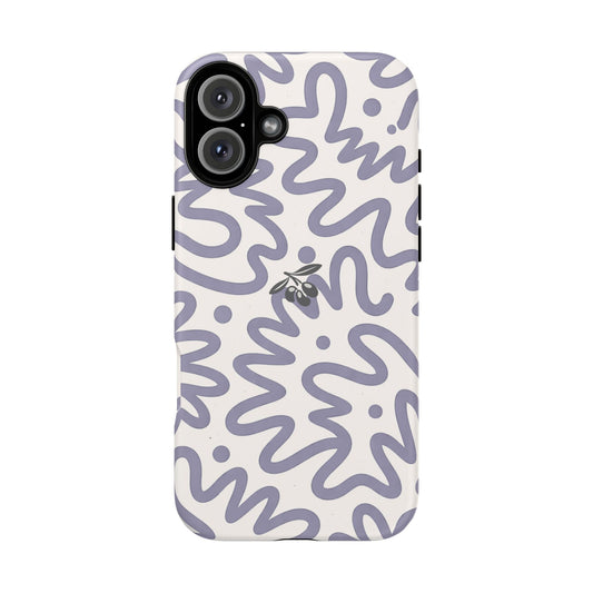 iPhone 16 Plus Case – Lavender Flow