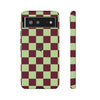 Google Pixel 6 Case – Crimson Check