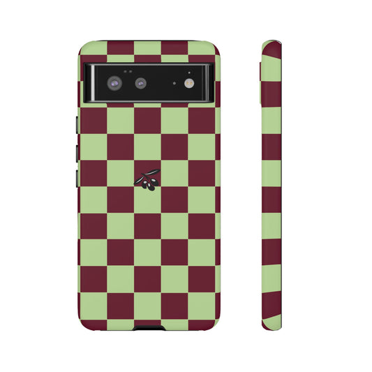 Google Pixel 6 Case – Crimson Check
