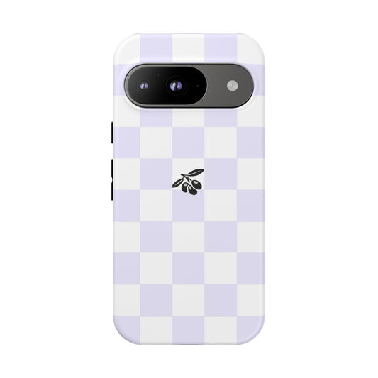 Google Pixel 9 Case – Lavender Check