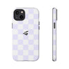 iPhone 14 Plus Case – Lavender Check