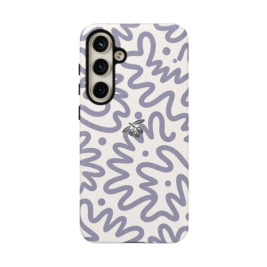 Samsung Galaxy S24 Plus Case – Lavender Flow
