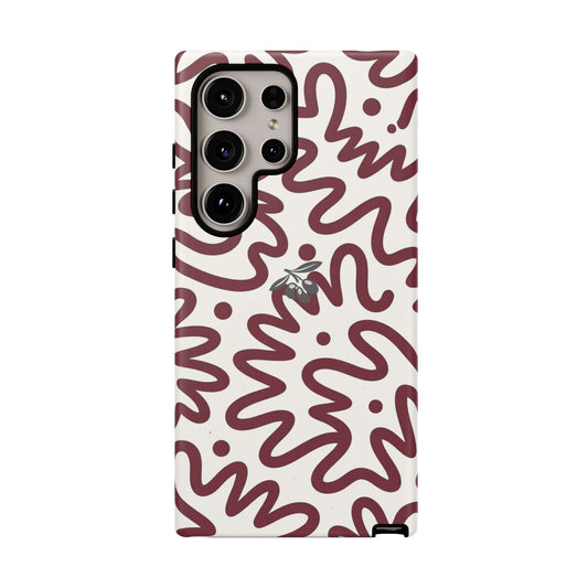 Samsung Galaxy S24 Ultra Case – Crimson Flow