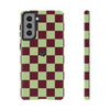Samsung Galaxy S21 Case – Crimson Check
