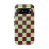 Google Pixel 9 Pro Case – Crimson Check
